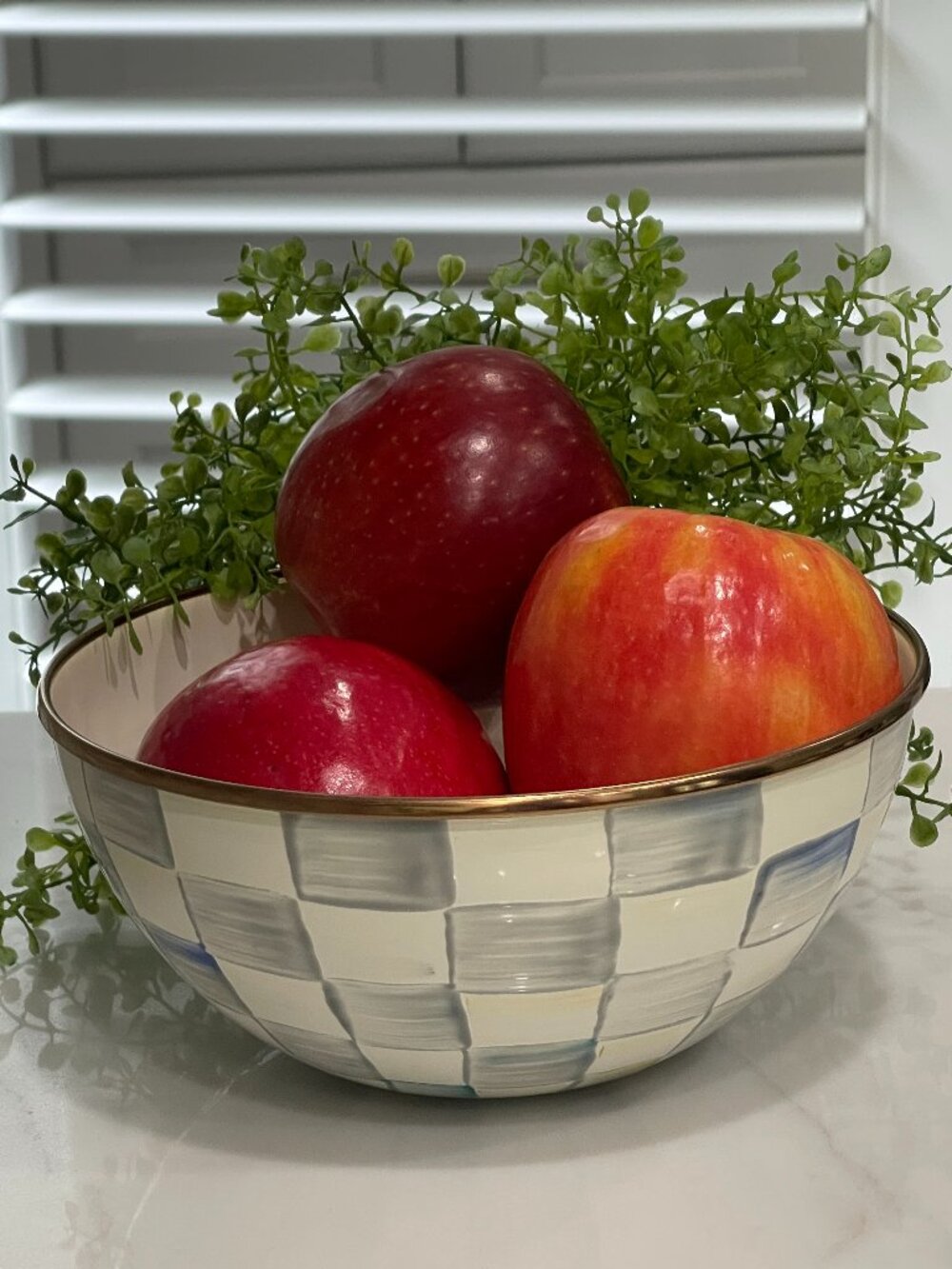 MacKenzie-Childs Sterling Check Small Everyday Bowl NWT